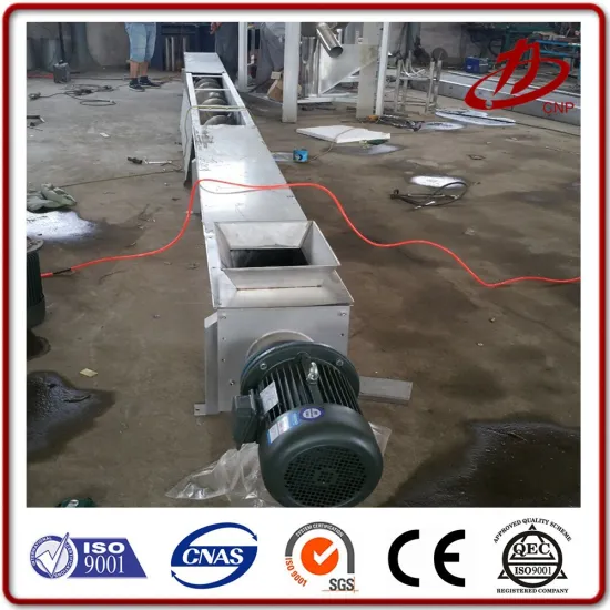 Used flexible stainless steel screw conveyor for bulk wheat