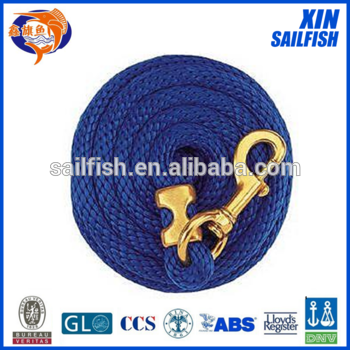 blue color pp multifilament material 3 strand twisted pp rope