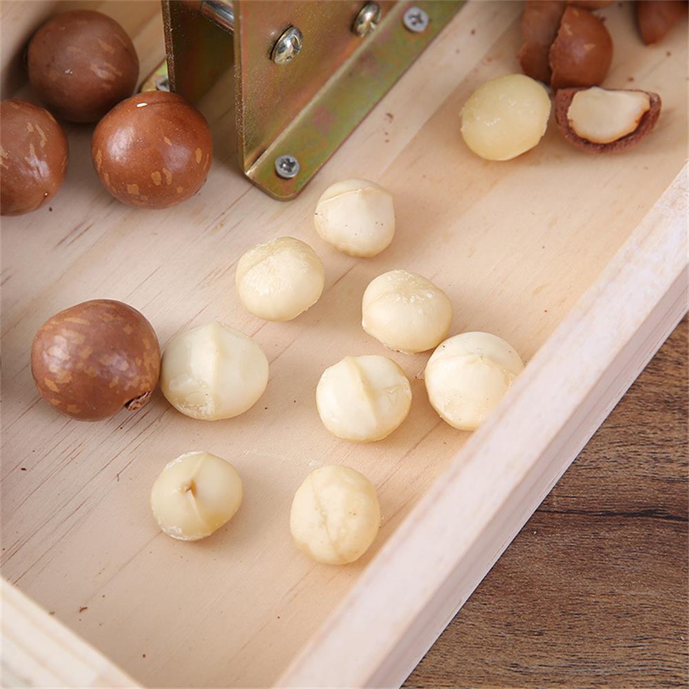 Hawaiian Fruit Manual Macadamia Nut Opener Nut Cracker Machine Walnut Nutcracker Nut Sheller Tool Kitchen Accessories