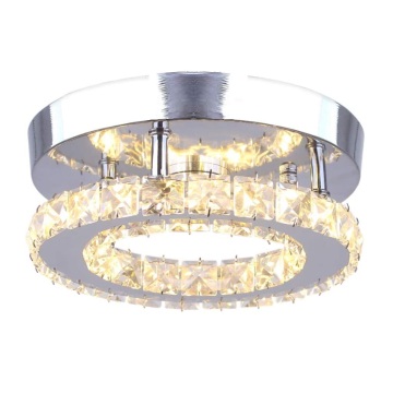 Modern Crystal Square Rain Groundfrop lampadario Luce a soffitto a LED