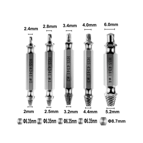 Stripped Damaged Screw Extractor Set by Essential Tools