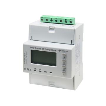 Blue Jay DCEM-5MS 2-Channel Electric 35mm DIN-Rail Meter for EV Charger: Energy Monitoring Solution