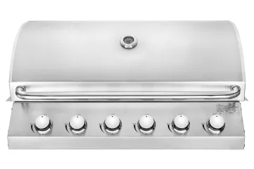 Stainless steel 6 burner