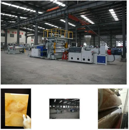 PVC Artificial Marble Board Production Line & Plastic Wall Panel Making Machine