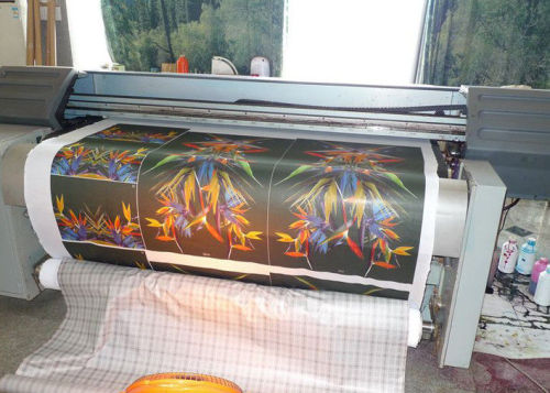 1440 dpi / 720dpi / 360dpi Digital tekstil kain sabuk Printer, mikro Piezo-eletric Ink-jet printer peralatan pencetakan