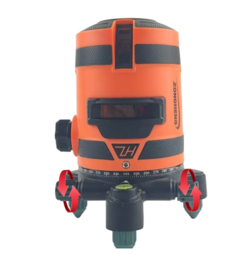 Portable Laser Infrared Level Meter: Green Light 2/3/5-Line Cast Line Meter - High-Precision & Strong Light