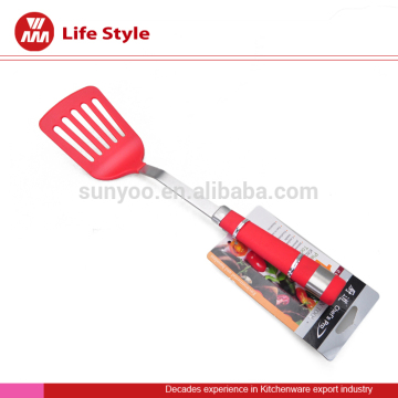 kitchen utensils nice nylon slotted turner with ss handle