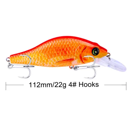 Wholesale 6 Color Plastic Artificial Lure Mino 11.2cm/22g 3D Slim Minnow Jig - Savage Gear