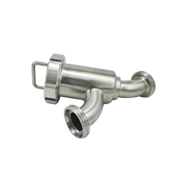 DN40 Y Type Carbon Dioxide Oxygen Pipeline Filter Strainer for Beverage Factory with Sanitary 500 Meshes
