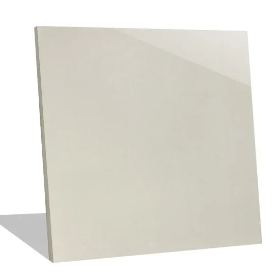 Ivory 60x60 Polished Porcelain Floor Tile for Living Room and Hotel