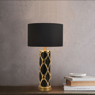 Minimalistische Nordic American Style Schlafzimmer Nacht Stand LED moderne Luxustischlampe für Wohnkultur