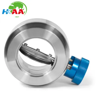 China Supply CNC Machining Stainless Steel Manual Butterfly Check Valves