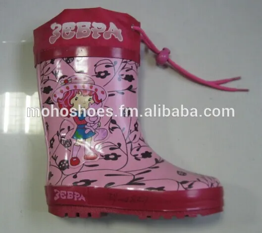 children's pink wellies