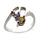 925 sterling silver rings, crystal ring