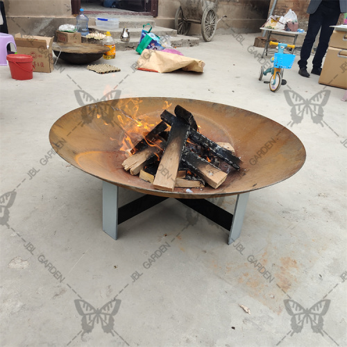 Antique Outdoor Metal Steel Bowl Fire Pit