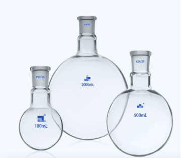 2200 ml to 50L Quartz Glass Boiling Steam Distillation Round Bottom Flask