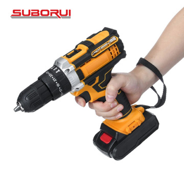 SUBORUI 21V Cordless Drill Power Tool Set with Two Batteries and One Charger