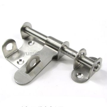 Stainless Steel Metal Simple Round Indoor Toilet Door Lock