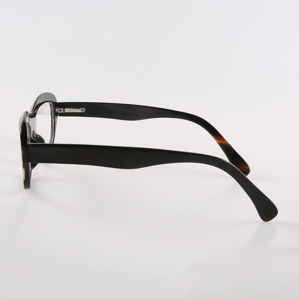 Handmade Chamfered Buffalo Horn Eyeglasses Frame