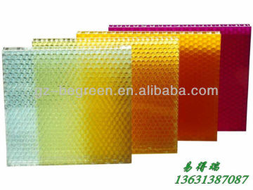 pc honeycomb sheet,polycarbonate alveolate sheet