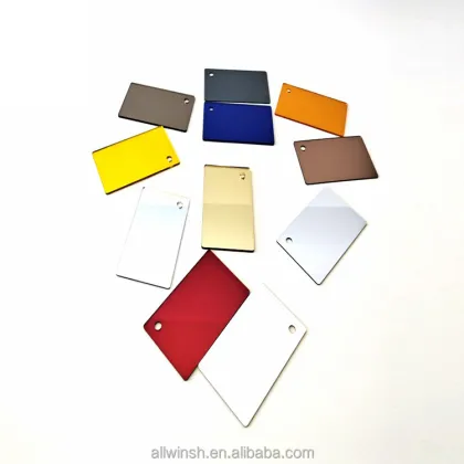 Golden Acrylic Mirror Sheets for Home Decoration