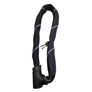 Anti-Theft Bicycle ART Chain Lock - Black Motorcycle Parts & Cycling Accessories