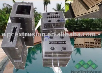 wpc hollow decking floor mould