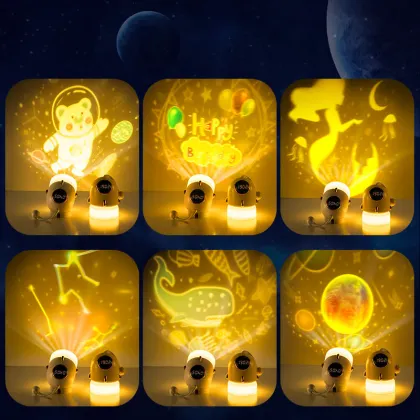 Star projector LED galaxy light night light