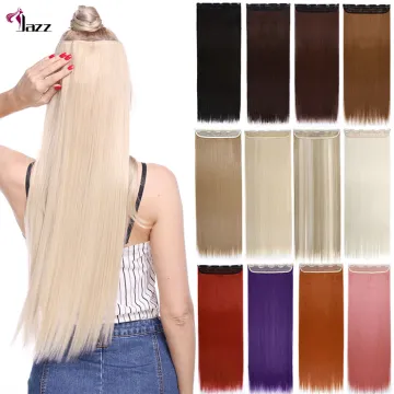 one piece clip in remy human hair extensions 5 clips, clip in hair extension 3/4 head in one piece