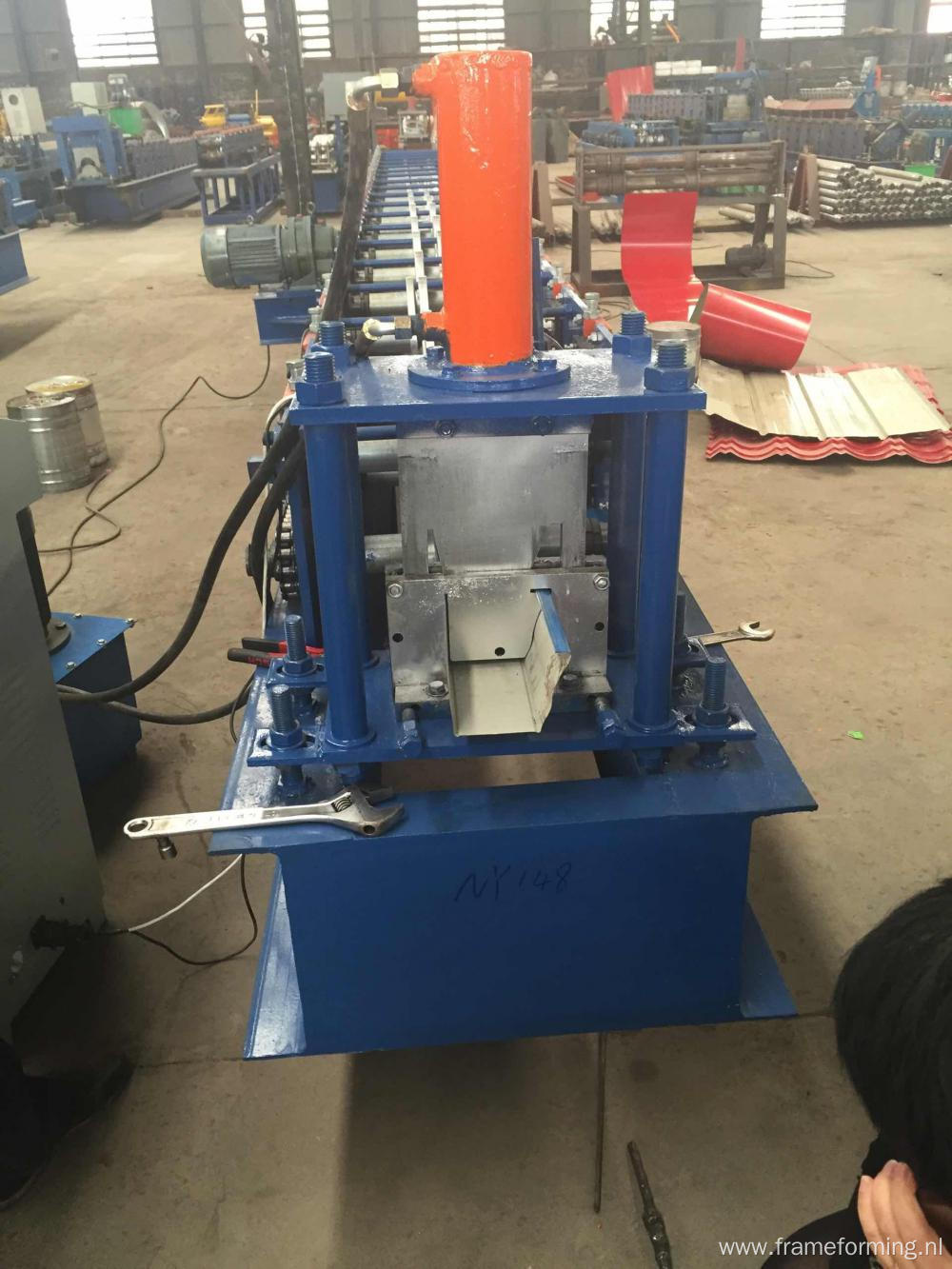 Hot sale rain gutter roll forming machine