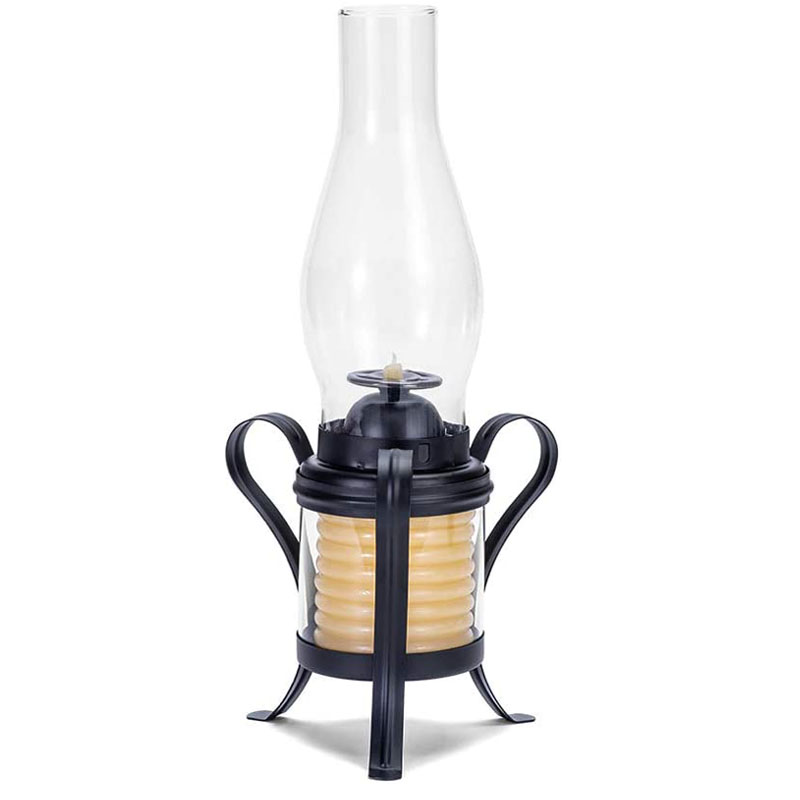 40-Hour Hurricane Lantern Beeswax Candle with Cotton Wick