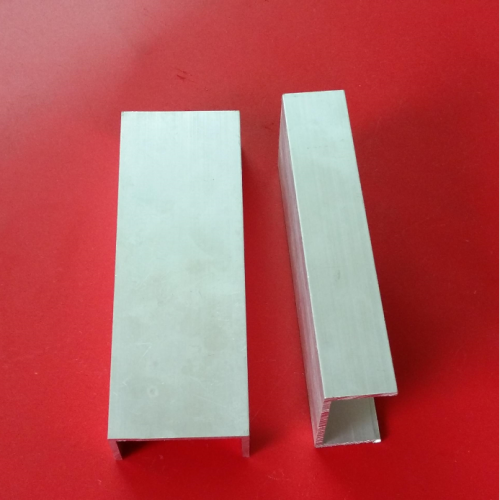 Customozed Powder Coated Aluminium U Shape Powder coated U shape profile Supplier