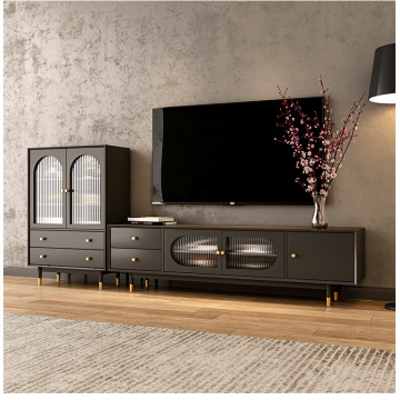 Nordic Wood Wood TV Cabinet salon