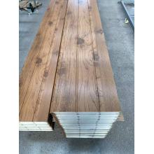 Carved Metal Decor Decorative Polyurethane Sandwich Panel with Teak for Walls Supplier