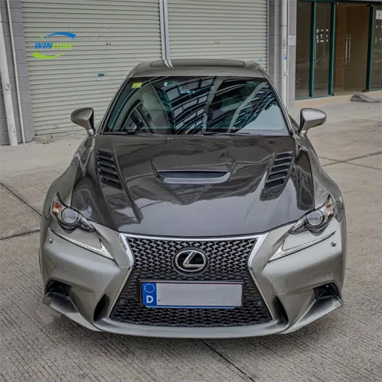 2013-2019 Lexus IS 200, 250, 300 Carbon Fiber Hood Upgrade: Open-Hole Style Body Kit - F002