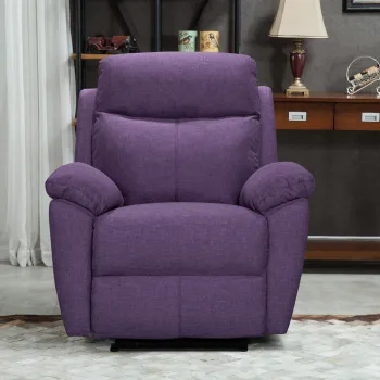 White Modular Modern L-Shape Sectional Sofa with Recliner in American Style - Home Furniture Set