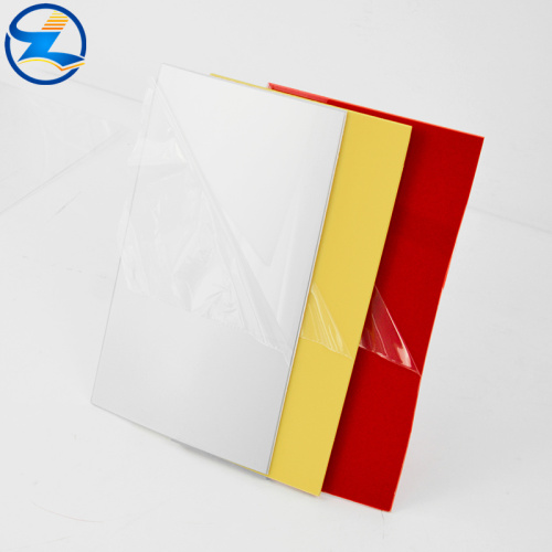 Colored rigid PVC sheet for packing and printing