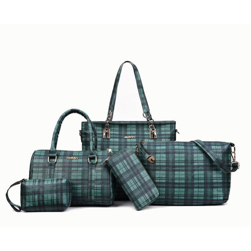 Fashion 4pcs lattice set lady Hand Bag