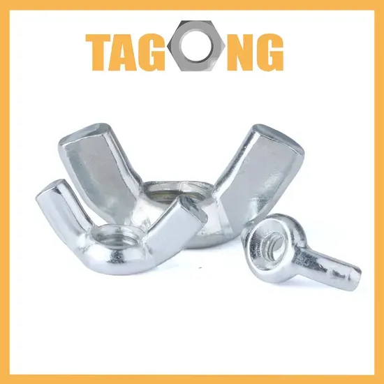High-Quality Yellow Zinc Plated Wing Nut