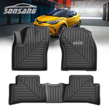 SONSANG Custom Fit TPE Floor Mats for Toyota C-HR
