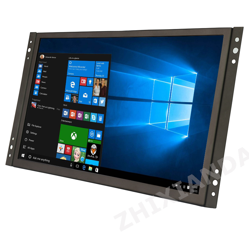 ZHIXIANDA Embedded Industrial Metal Case 11.6 Inch Open Frame Touch Screen Monitor with VGA DMI USB