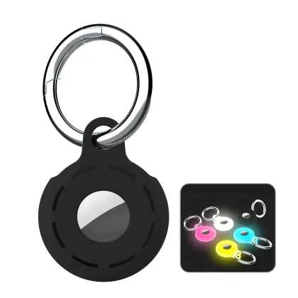 Luminous Glow Anti-Loss Airtag Case Silicone Key Chain