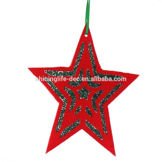 festival charm decoration for christmas star ornament