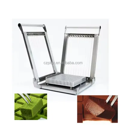 Chocolate Mousse Cake Cube Cutter - Guitar Wire Cutter