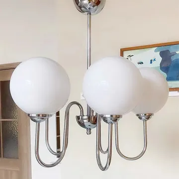 Modern Indoor LED Pendant Lamp: A Colorful Metal and Glass Pendant Light for Home Decorative Modern Simple Ceiling Chandelier