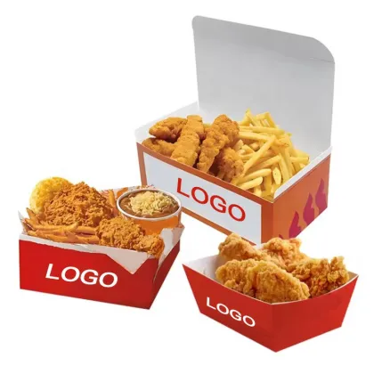 Custom Fast Food Packaging Boxes: Chicken, Fries, and Burger Boxes