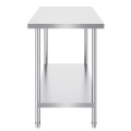 Stainless Steel Prep Table With Under Shelf