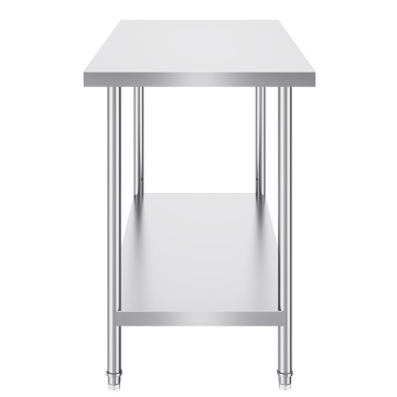 China Stainless Steel Prep Table With Under Shelf Factory