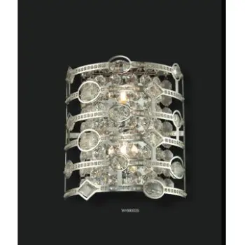 Crystal Modren Indoor Wall Lamp with 2 bulbs