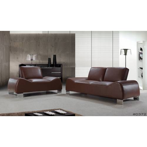 Modernes Komfortdesign -Ledersofa Set